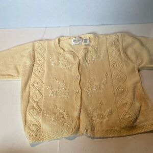 Bentley Embroidery & Beaded cropped Sweater